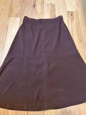 Women’s Susan Graver Style Velvet Skirt